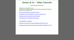 Desktop Screenshot of gerbcovideo.com